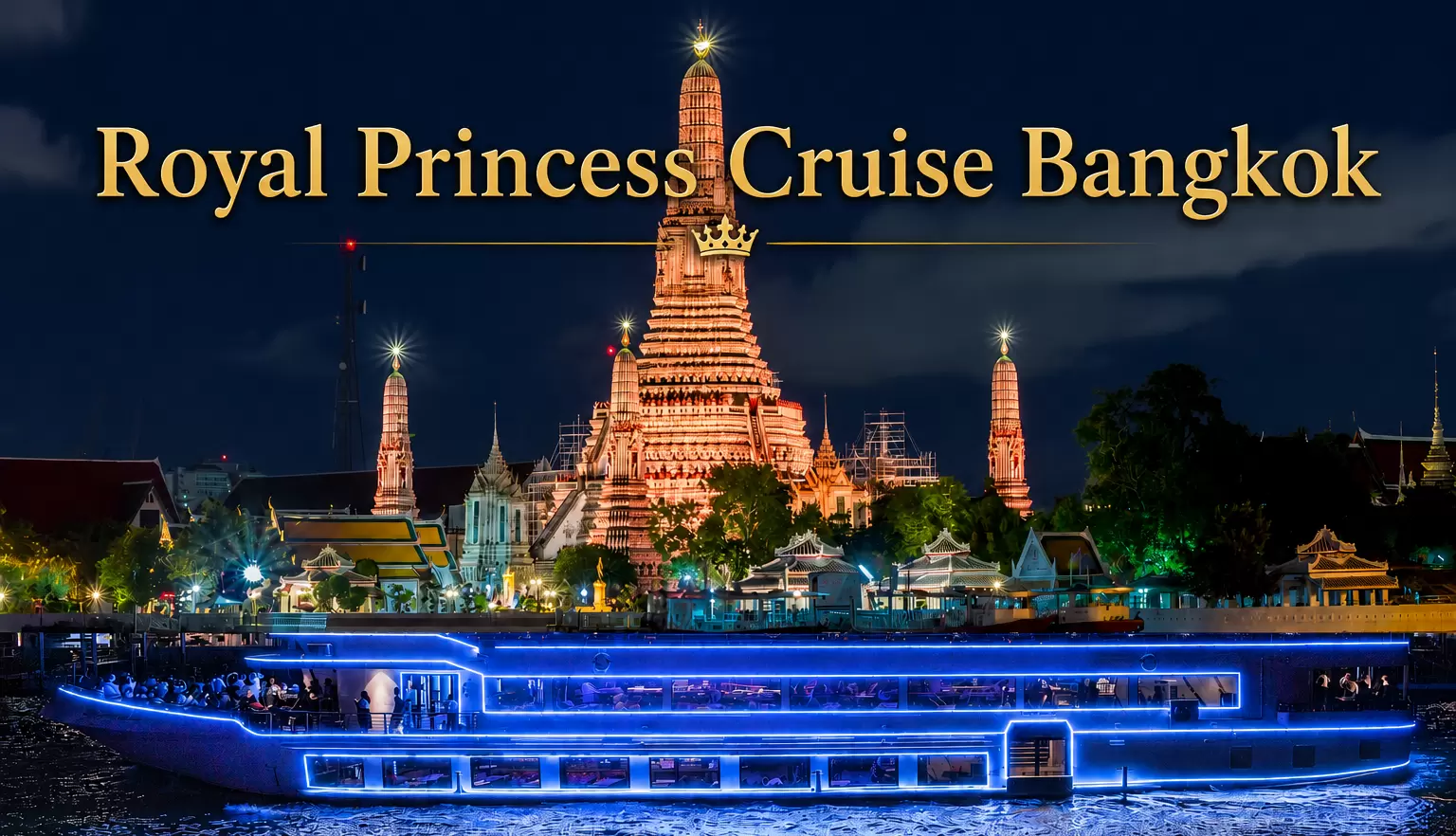 Royal Princess Cruise Bangkok – Luxuriöse Dinner-Kreuzfahrt & Nachtleben auf dem Chao Phraya